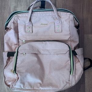 Lansinoh Rose pink Backpack - Everyday Organizer